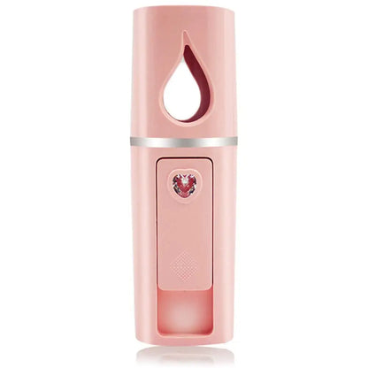 Handheld Nano Facial Mist Sprayer — Hydrating Face Steamer & Eyelash Extension Cleaner