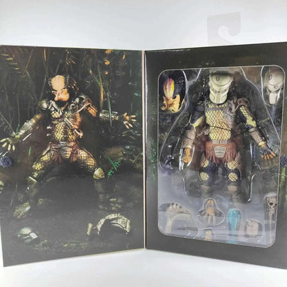 NECA Shaman Ahab Ultimate Scout Warrior Action Figure – Lost Battle Feral Jungle Hunter Predator Collector Toy