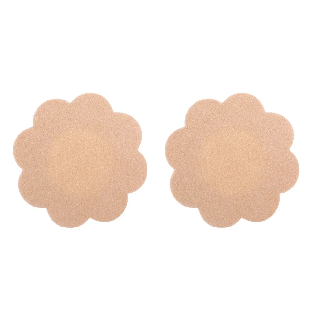 10-200PCS Women’s Nipple Cover Stickers – Invisible Self-Adhesive Disposable Bra Pasties & Chest Lift Tape