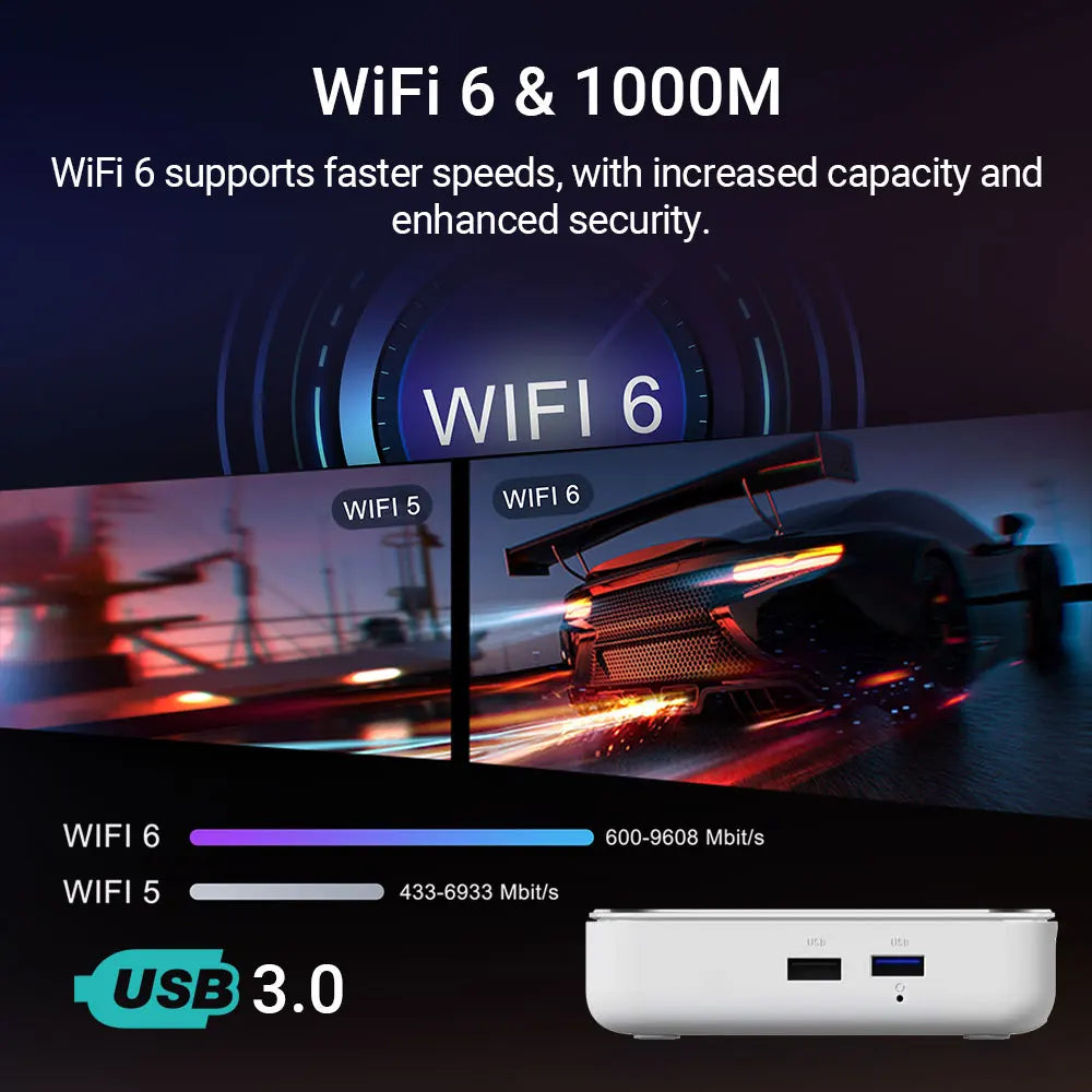 HOMATICS Box R 4K Plus TV Box - Android TV 12, Amlogic S905X4, 4GB/32GB, Netflix, DTS, Dolby Audio, WiFi6, BT5.0