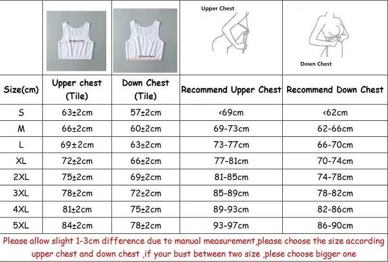 Women’s Breast Binder – Transboy Lesbian Corset Vest with Side Buckle, Summer Short Tank Top Shaper Bustier
