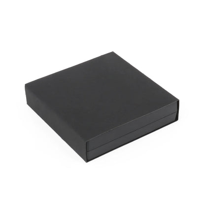 Black 3D Floating Display Case – Free-Standing Jewelry Storage for Rings, Earrings, Necklaces