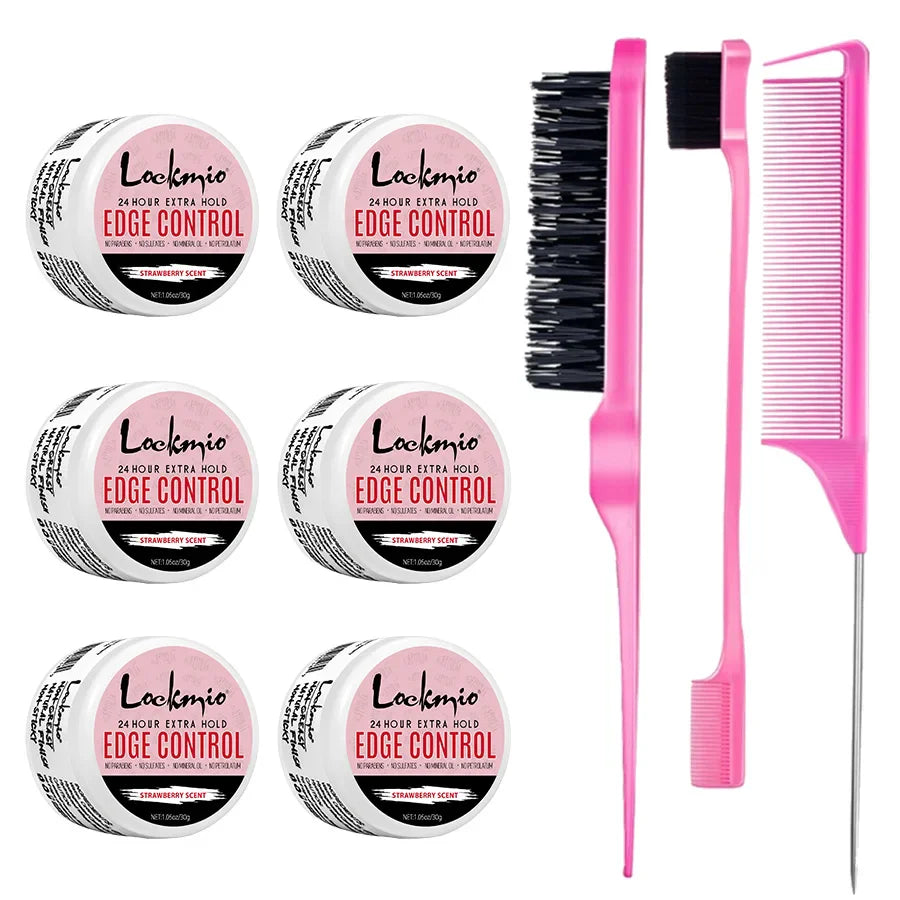 Edge Control Gel for Women & Kids – 30g Long-Lasting Anti-Frizz Hair Wax, Strong Hold Smoothing Styling Pomade for Natural Finish