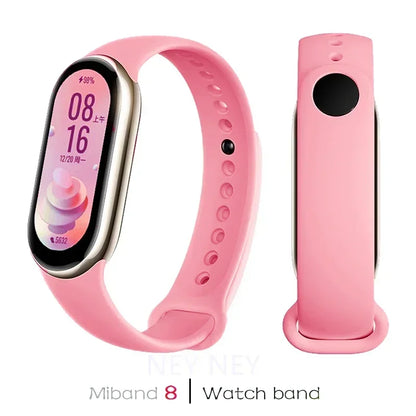 Sport Silicone Strap for Xiaomi Mi Band 9/8 NFC – Replacement Smartwatch Wristband Bracelet