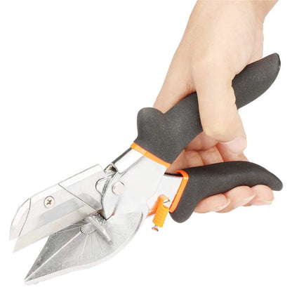 Multifunctional Angle Shear - 45-120 Degree Miter Cutter Hand Shear for PVC, PE Plastic Pipe - Ideal for Housework, Home Decor, and Plumbing