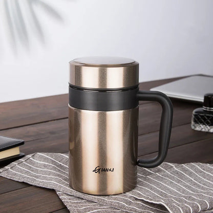 Large Capacity Stainless Steel Vacuum Flask Heat Preservation Insulated Household Cup