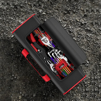 DELIXI ELECTRIC Tool Bag - Portable Oxford Cloth Organizer for Electricians, Carpenters & Home Repairs
