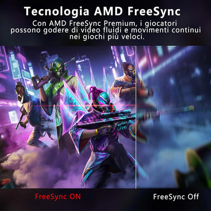 FYHXele 24" FHD Gaming Monitor – 180Hz, 1ms Response, Eye Care LCD, HDR, G-Sync Support, VESA Mount
