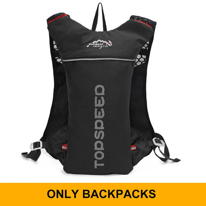 5L Ultralight Outdoor Trail Running Backpack — Hydration Vest with 500ML Water Bottle for Men
