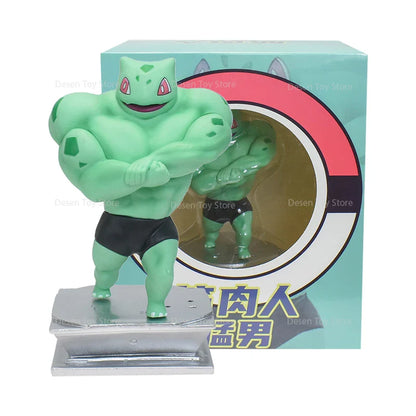 13 Styles Pokémon Muscle Figures – Magikarp, Snorlax, Dugtrio, Psyduck, Squirtle, Bulbasaur, Gengar PVC Action Toys