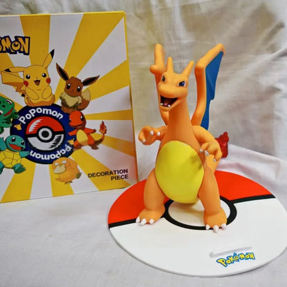 Pokemon Large Figure Set — Pikachu, Charmander, Eevee, Squirtle & Pokeball Doll Figurines, Kids Collectible Toys & Gifts