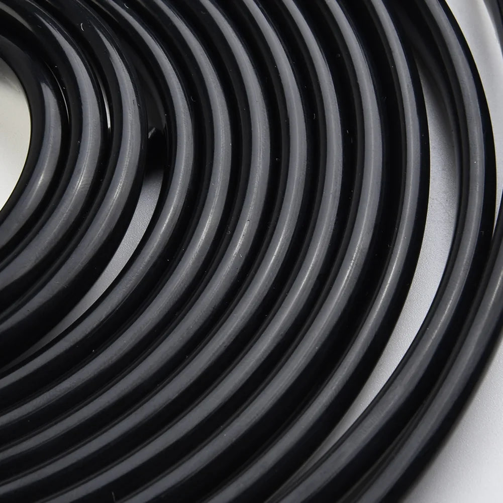 5M Car Door Edge Protector Strip - U Shape Rubber Seal Trim 11x5mm Auto Door Guard for Scratch Protection, Sealing & Decoration