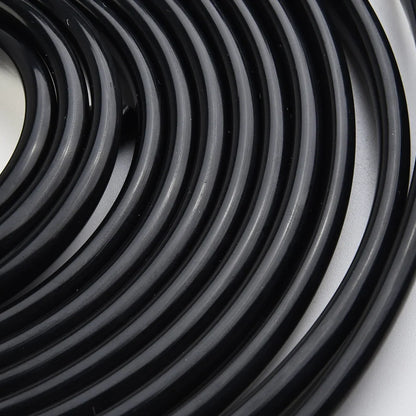 5M Car Door Edge Protector Strip - U Shape Rubber Seal Trim 11x5mm Auto Door Guard for Scratch Protection, Sealing & Decoration