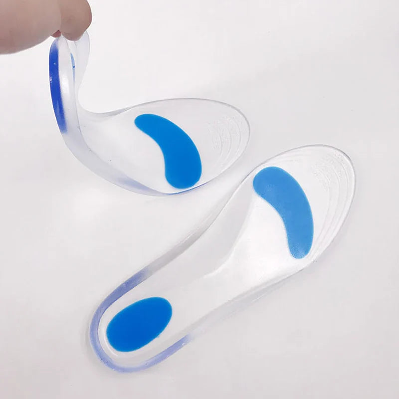 Silicone Gel Medical Insoles – Orthopedic Arch Support for Men & Women, Flat Foot & Plantar Fasciitis Relief Shoe Pads