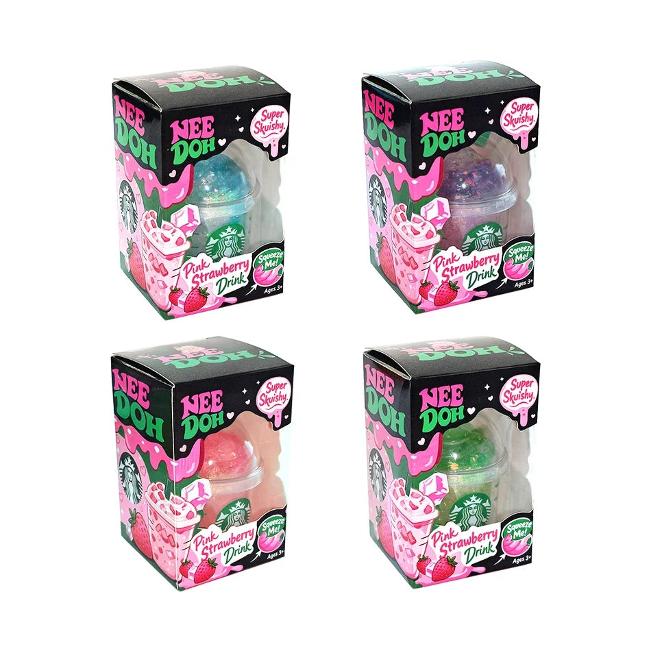 2026 NeeDoh Sensory Squeeze Toy - Blind Box Stress Relief Drink Cup for Focus & Fidgeting