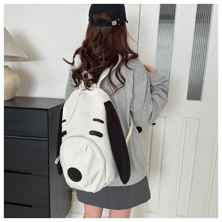 Cute Anime Snoopy Backpack — Large Capacity Oxford Cloth Student Travel Casual Bag