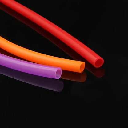 Food Grade Silicone Tube Hose - 1 Meter Flexible Rubber Pipe Water Drink Connector in 1mm to 10mm Inner Diameter Sizes