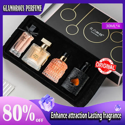 Original Women’s Perfume Set – 105ml Eau de Parfum 4-Piece Gift Box with Fresh Floral & Plant Fragrance