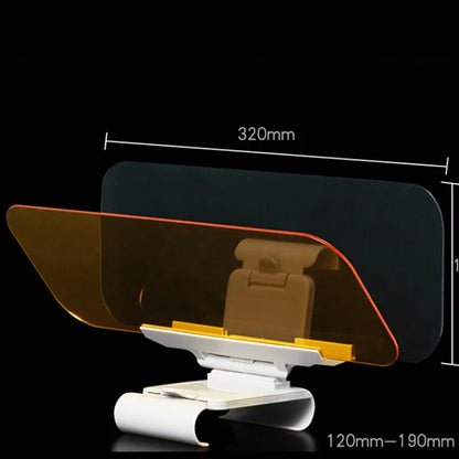 HD Anti-Sunlight Car Sun Visor: Day/Night Vision Driving Mirror, UV Fold Flip Down, Clear View Interior Mirrors - Reduce Dazzling Glare