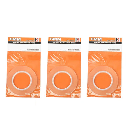 3mm & 6mm Model Scribing Guide Tape – Hard Edge Precision Line Tape for Hobby Cutting & DIY Model Tools