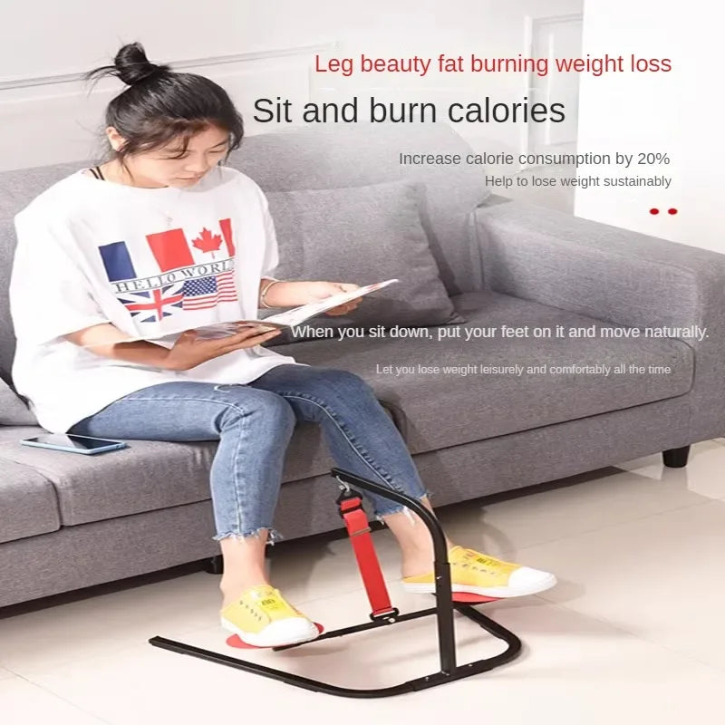 Office Under-Desk Foot Rest - Adjustable Anti-Cross-Leg Step Stool for Sedentary Work & Exercise