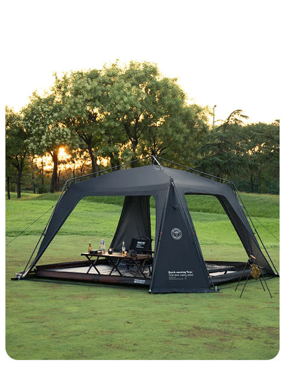 ShineTrip Oversized Dome Tent – Quick Setup, Waterproof & Sunproof Silver-Coated Canopy for Camping (05 Series)
