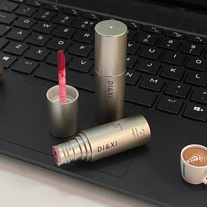 Long-Lasting Waterproof Matte Velvet Lip Gloss – Smooth Nude Brown Lip Tint for Festival Gifts