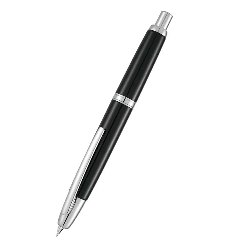 JinHao 10 Matte Black Fountain Pen — F/EF Nib Writing Pen for Office, School & Gifts