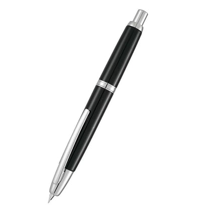 JinHao 10 Matte Black Fountain Pen — F/EF Nib Writing Pen for Office, School & Gifts