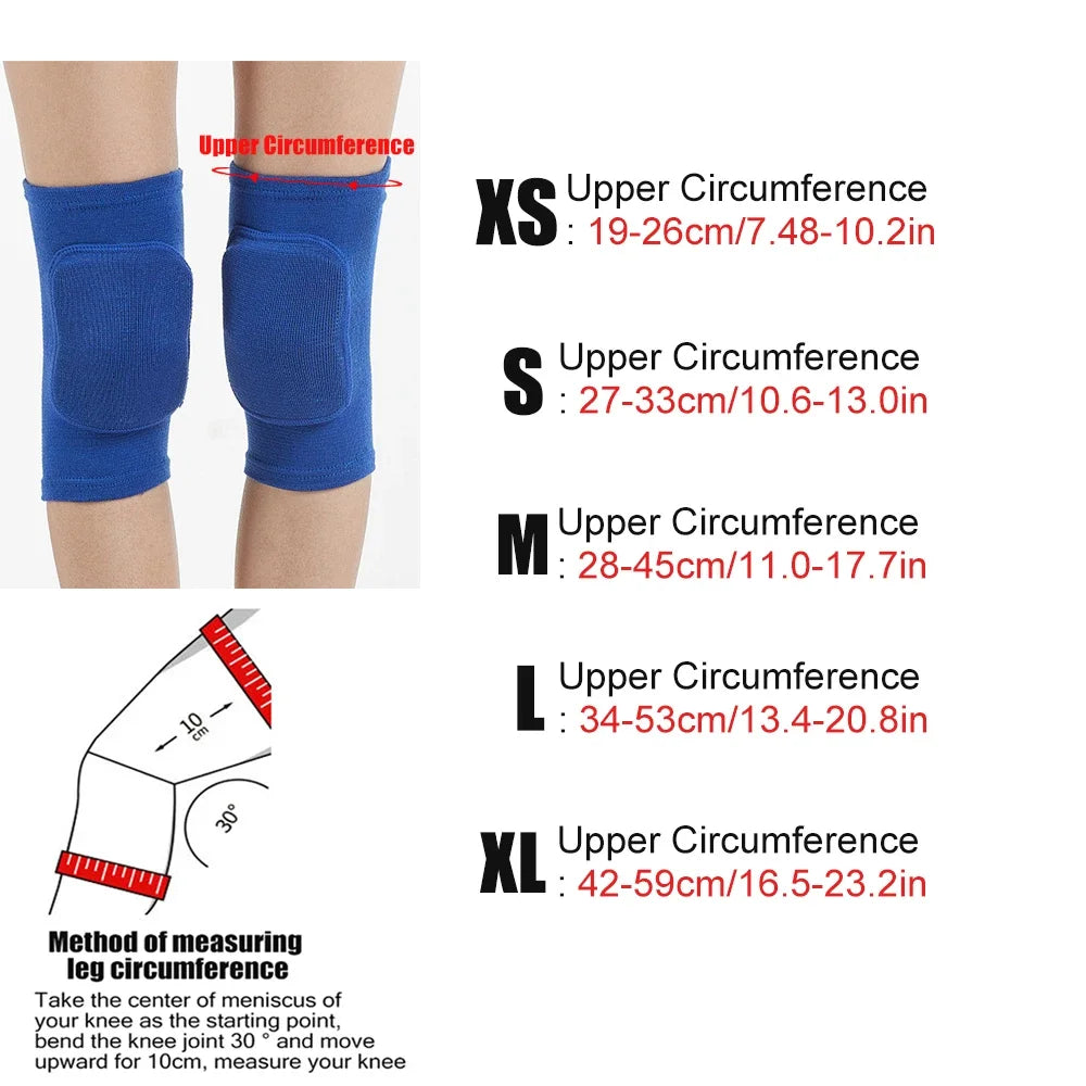 Sports Knee Pads – Protective Knee Braces for Men, Women & Kids for Yoga, Volleyball & Football
