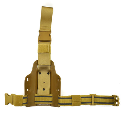 Airsoft Tactical Drop Leg Platform - Thigh Mount Holster Panel for Glock 17/19, Beretta 92/96, SIG P226, 1911