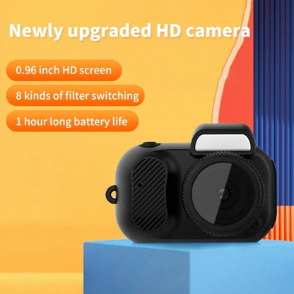 Mini Retro Camera with Screen – 1080p HD Portable Indoor/Outdoor Video Camera, TF Card Support, Holiday Gift Idea