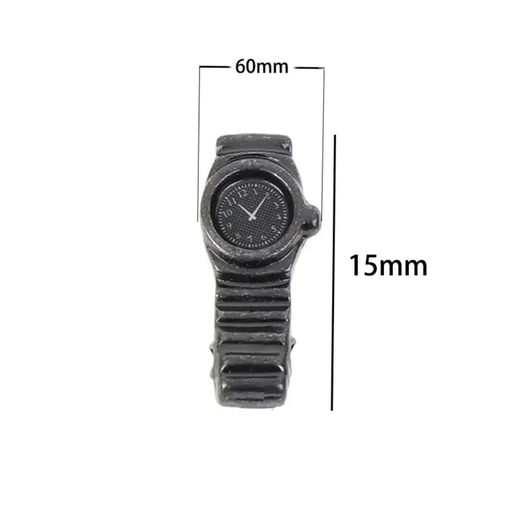 1:12 Dollhouse Miniature Wrist Watch – Pretend Play Home Decor Accessory Toy for Dolls