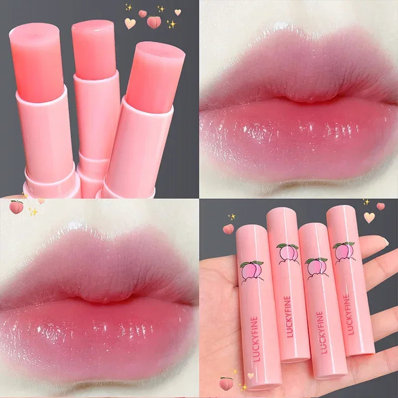 Summer Moisturizing Lip Sleeping Mask with Brush – Long-Lasting Nourishing Lip Balm for Dry, Cracked Lips, Hydrating Unisex Lip Care Treatment
