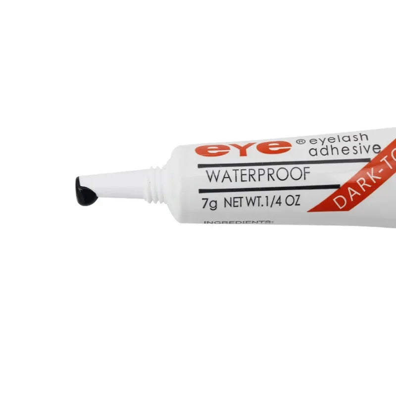 Waterproof Eyelash Glue — Strong Adhesive for False Lashes, 7g Dark or Clear Makeup Accessory