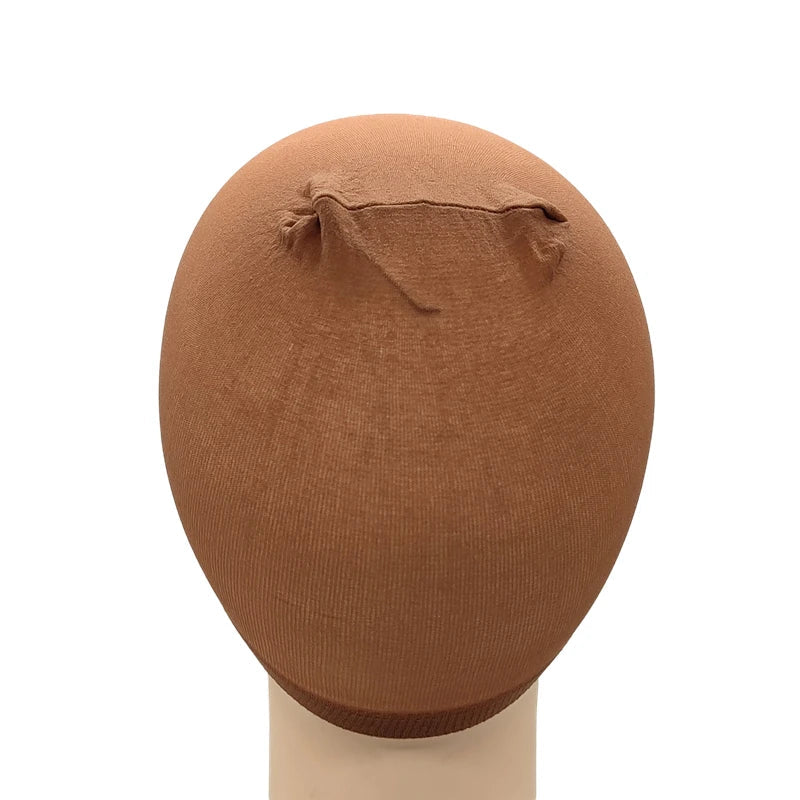 Ventilated Nylon Mesh Wig Cap – Stretchy, Breathable, Extra Thin Stocking Hairnets for Wigs, Available in 1/6/12 Bags