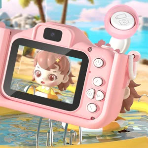 1080P HD Kids Digital Camera — Toddler Video Camera with 2.0-inch Screen & Silicone Case