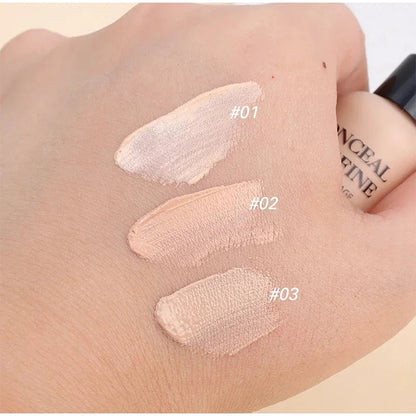 Full Coverage Liquid Concealer Cream – 12ml Waterproof Dark Circles & Face Foundation Makeup Base