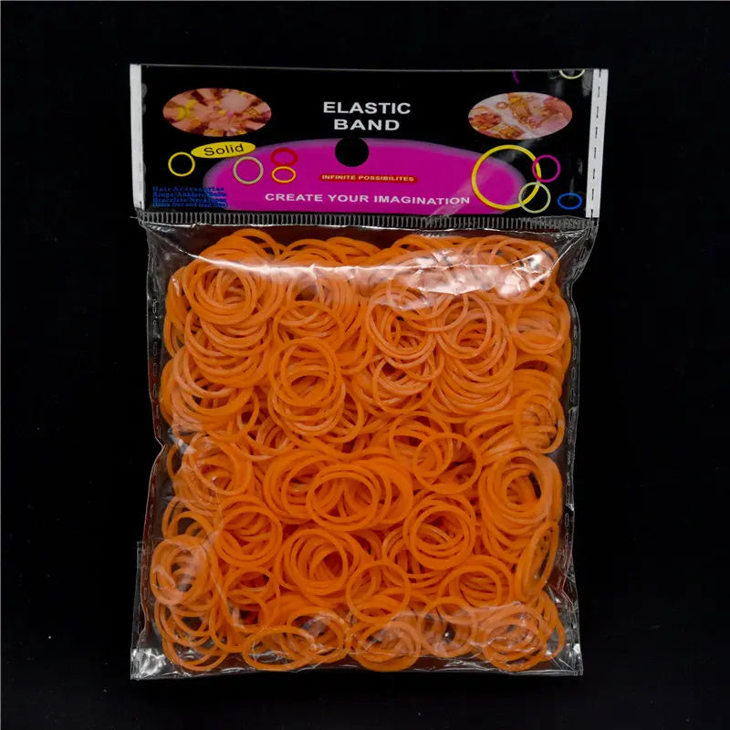 Pantone Color Rainbow Rubber Bands for Loom Bracelets – Western European Style DIY Arts & Crafts Kit