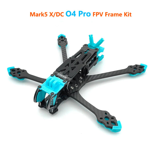 PhiSital Mark5 DC/X O4 Pro 5-Inch Carbon Fiber FPV Frame Kit – RC Freestyle Racing Drone DIY Parts