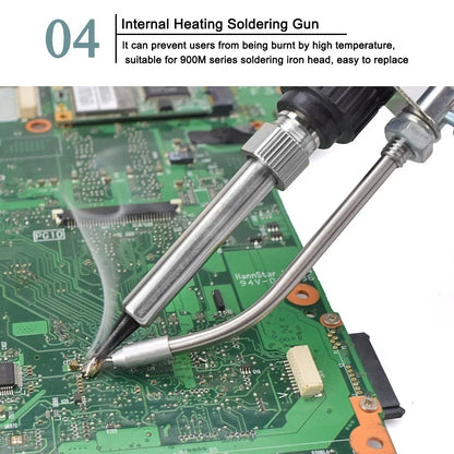 STONEGO Handheld Electric Soldering Iron — Automatic Tin Feeding Welding Repair Tool 110V/220V
