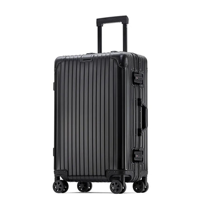 Aluminum Magnesium Alloy Rolling Suitcase – Designer Carry-On & Cabin Luggage, 20/28/30 Inch Trolley Case