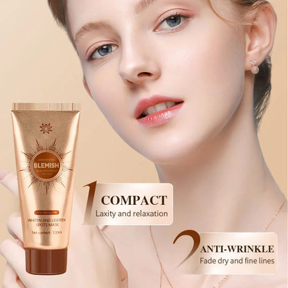Whitening & Spot-Lightening Peel-Off Facial Mask – Anti-Blemish, Freckle Correcting, Pore-Cleansing & Brightening Moisturizing Mask