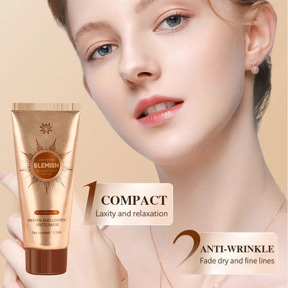 Brightening Peel-Off Face Mask - Dark Spot Care, Pore Cleansing & Skin Moisturizing Treatment