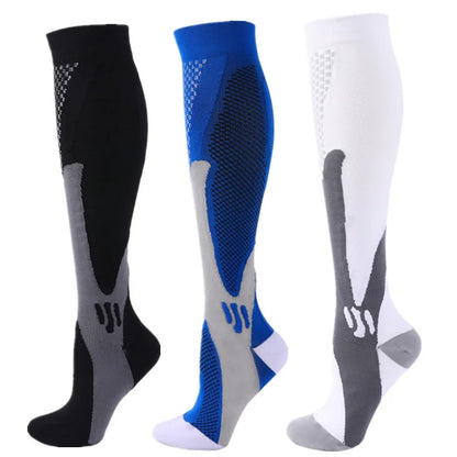 3 Pairs Compression Socks 30 mmHg — S-XXL Medical Socks for Edema, Diabetes & Varicose Veins