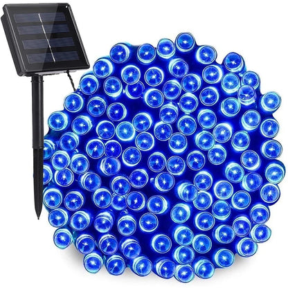 Solar Outdoor String Lights - Waterproof 8-Mode Twinkle Fairy Lights for Christmas, Garden, Wedding & Holiday Decor