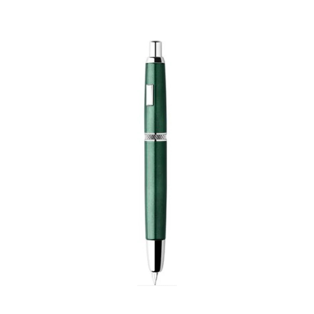 MAJOHN A1 Retractable Fountain Pen – EF 0.4mm Nib, Matte Black Metal Ink Pen with Converter, Ideal for Students and Gifts