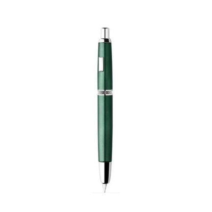 MAJOHN A1 Retractable Fountain Pen – EF 0.4mm Nib, Matte Black Metal Ink Pen with Converter, Ideal for Students and Gifts