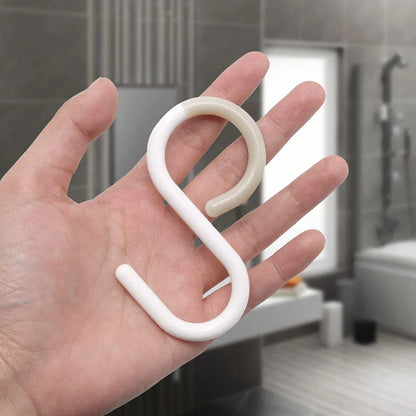 S-Shaped Multi-Purpose Hooks — Flexible Hanging Storage for Wardrobe & Kitchen Accessories