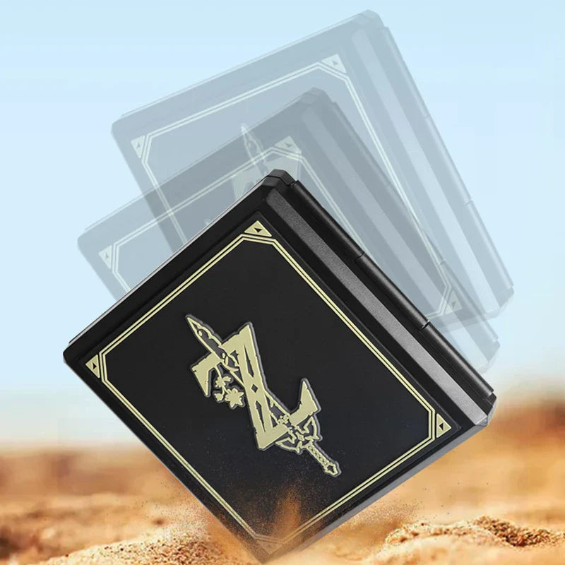 Switch Game Card Case for NS – Micro SD & OLED Cartridge Holder with 12 Game Card Storage